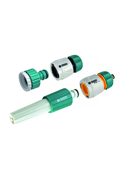 55383 Ayarlı Sprey Başlıklı, Bağlantı Adaptörlü Hortum Ucu Tabanca Seti 1/2"