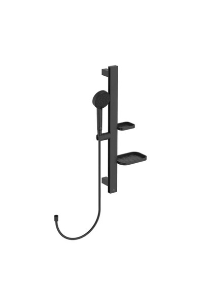 İdeal Standard Shower set with 60 cm Alu+ bar, matt black, 2 functions, made ...