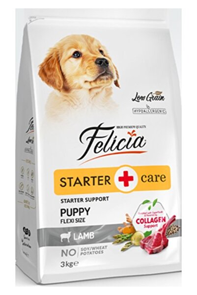 Felicia Starter Care Yavru Köpek Kuzulu Kolajen Destekli Hipoalerjenik Tüm Ir...
