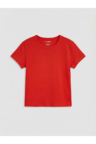 LC Waikiki Peak New Season Crew Neck Girls' T-Shirt