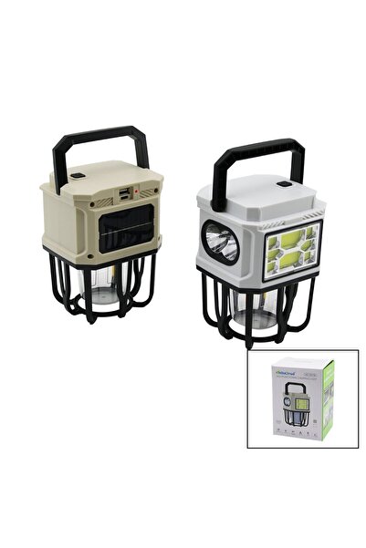 Go İthalat 3İN1= 2-LED FENER - COB LED - 1-RUSTİK AMPUL KAMP - BAHÇE FENER SO...