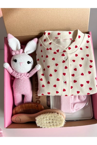 TubiBaby Newborn Baby Gift Jumpsuit Box Premium Set with Toys