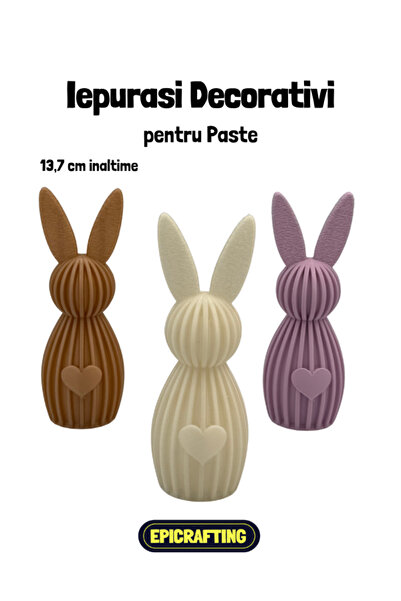 Epic Crafting Decorative Easter Bunnies, 13.7cm tall