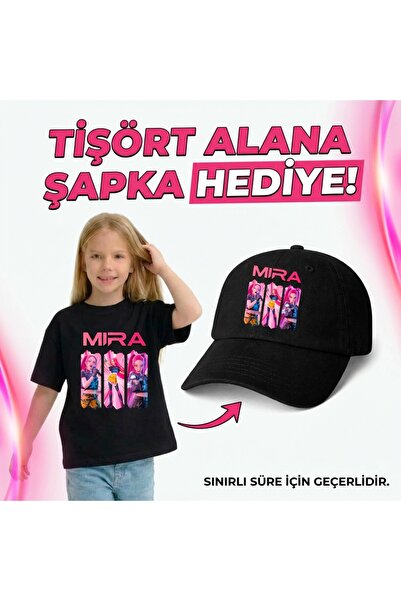 barsdepo DEMON HUNTERS MIRA cu imprimeu Set tricou și șapcă cadou |   Calitat...