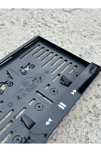taş pleksi PAUSE MOTOR PLAKALIK 3D PARLAK PLEKSİ TÜM MOTOSİKLET MODELLERİNE U...