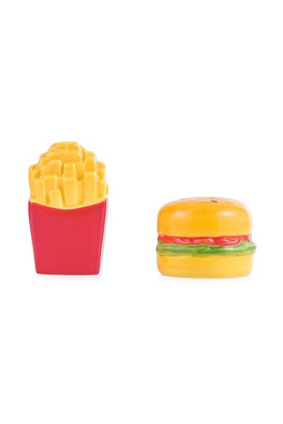 LC Waikiki Hamburger and French Fries Figured Salt Shaker Birberlik