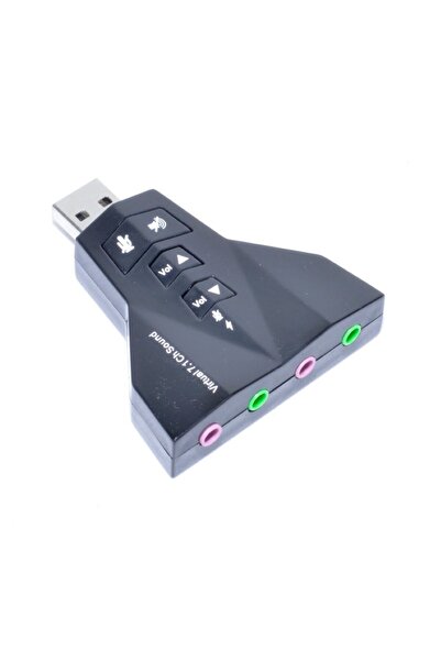 SimpluAcasa 7-in-1 Dual 7.1 USB Sound Card for Headphones and Microphone – Pl...