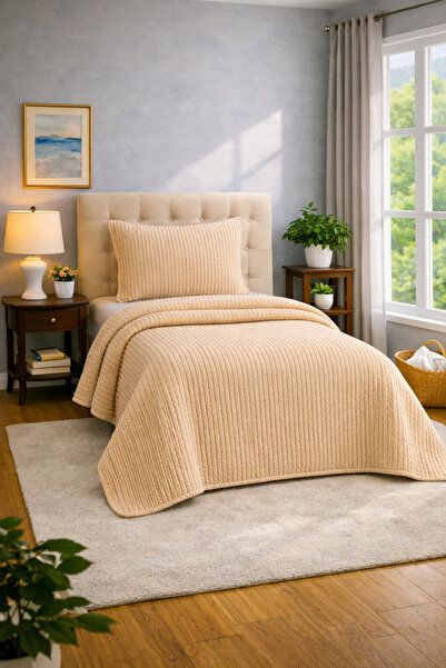 MUK's Σετ κουβέρτας Modern Line Premium 2 τεμαχίων με ειδική τσάντα 150x220 ε...