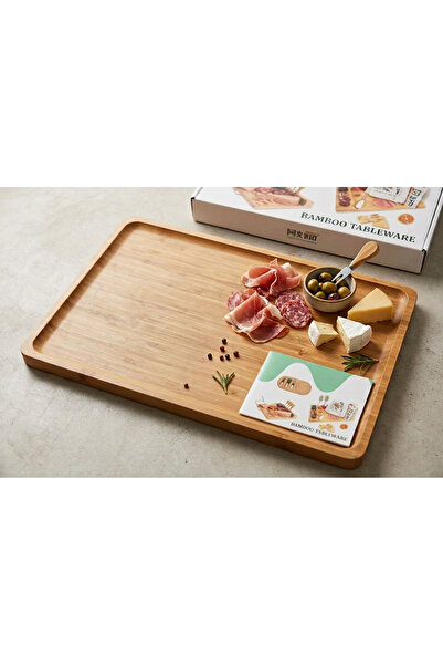 Generic Bamboo Tableware Tray 36x24cm