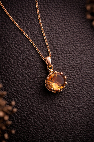 İyyaKee Women's Color Changing Natural Zultanite Stone Round Pure Copper Chai...