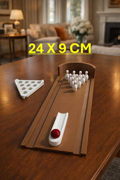 B2 Studio Masaüstü Mini Bowling Seti – Eğlenceli Ofis Oyunu Dekoratif Hediye