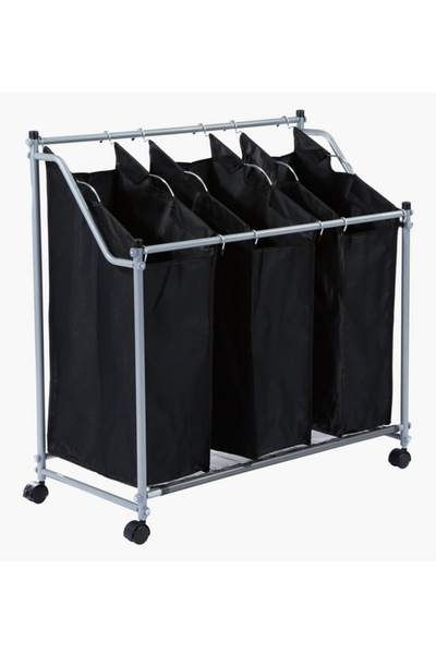 Generic Anita Rolling Laundry Hamper with 3 Oxford Bag