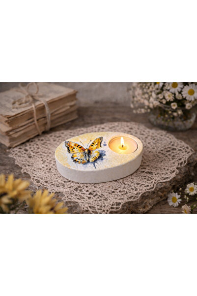 CrisArtDeco Διακοσμητικό Κηροπήγιο - Πεταλούδα