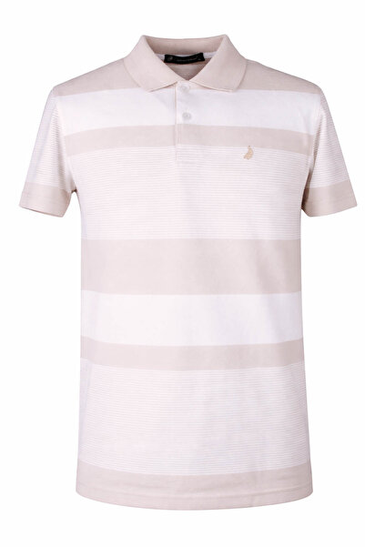 trender Ringelli Cream Men's Polo Neck T-Shirt 352