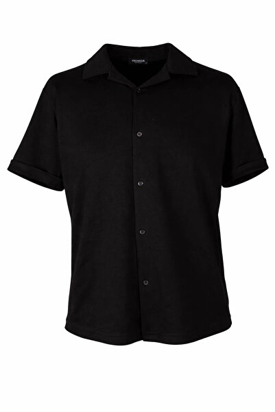 trender قماش مودال قميص رجالي أسود 26YSS9000033