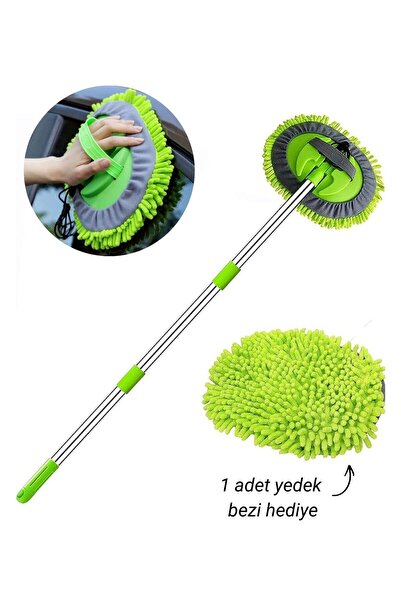 EVA Çok Fonksiyonlu Mikrofiber Oto Fırçası Mopu Teleskopik Saplı Araba Yıkama...