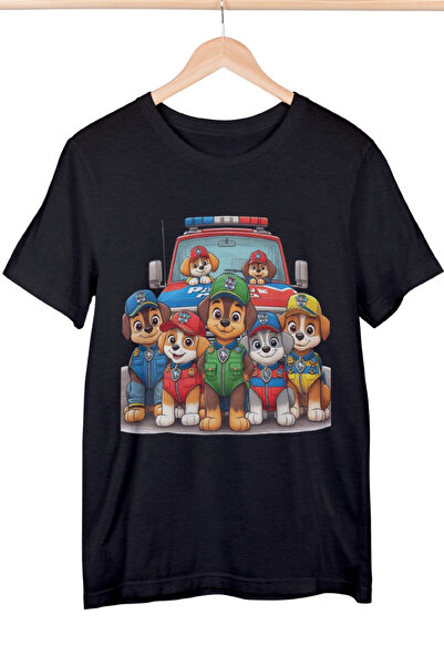 Texclusive تي شيرت باو باترول للجنسين قطن لو تي شيرت