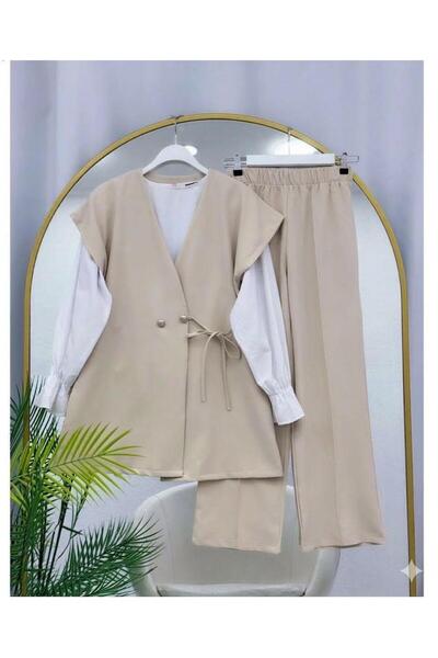 YILMAZBARMAZ Women's Stylish Three-Piece Set