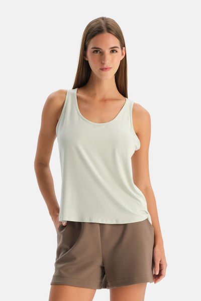 Dagi Thick Strap Basic Tank Top