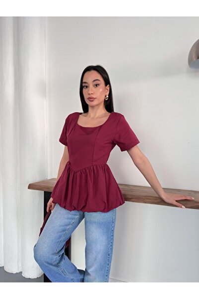 IŞILDA FASHION Skirt with Balloon Blouse