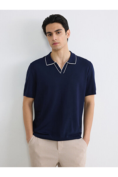 LC Waikiki Vizyon New Season Polo Neck Short Sleeve Men's Knitwear Sweater