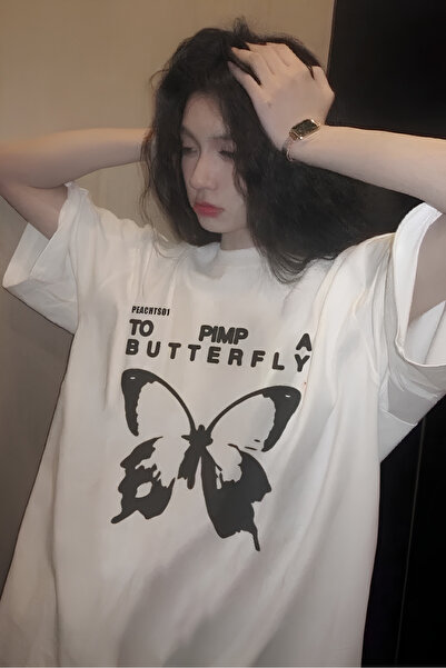 Gofeel White Unisex To Pimp Butterfly T-Shirt