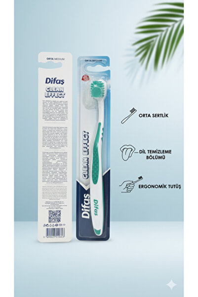 Lider MAGNESİA Di̇faş Small Head Toothbrush Green Special Design Small Head