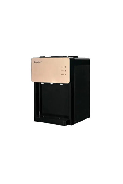 COLİN Water Cooler Table - 3 Taps - Hot / Cold / Normal - Gold