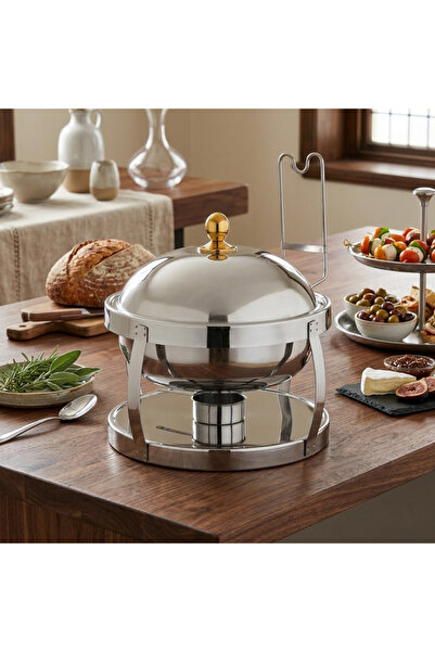 Maxima High-quality, rust-resistant, 8-liter Indian-made oval buffet heater