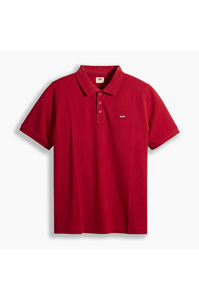 Levi's Housemark Мъжка сива тениска с поло яка 35883