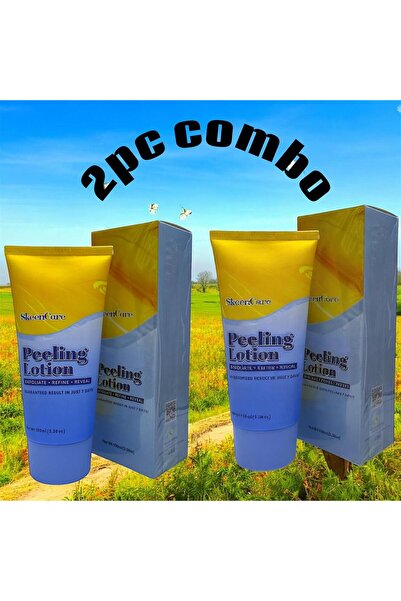 Skeencare Peeling Lotion 2PC COMBO 2x100ml – Exfoliating Brightening Face & B...
