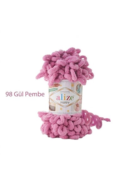 Alize Puffy Hand Knitting Yarn (with Large Loop)