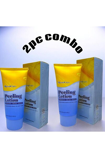 Skeencare مجموعة لوشن سكين كير المقشر (عبوتان): لوشن مقشر ومفتح للبشرة بحمض ا...