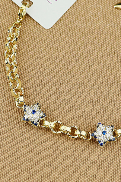 Keyifli Hayaller Xuping Vip Brand Zircon Stone Evil Eye Beaded Star Model Bra...