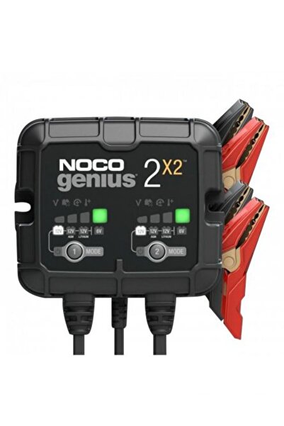 NO BRAND Noco Genius 2x2 Battery Charger, 6V/12V, 2A, 2 Batteries