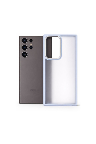 OEM Case for Samsung Galaxy S24 Ultra, Satin Matt, Shock Resistant - Blue