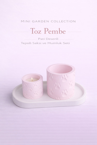 KORIXA Dekoratif Mum ve Sukulent Saksı Seti Masaüstü Ev Ofis Dekoru Mini Gard...