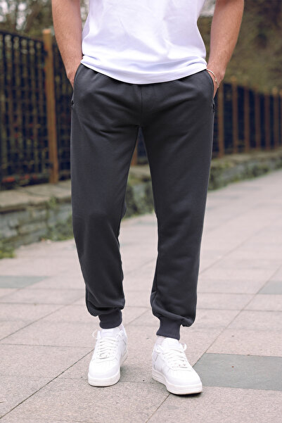 aziso Men's Zippered Sweatpants