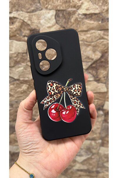 Vip Case Honor 400 Pro Compatible Cherry Bow Leopard Printed Pack Silicone Sh...