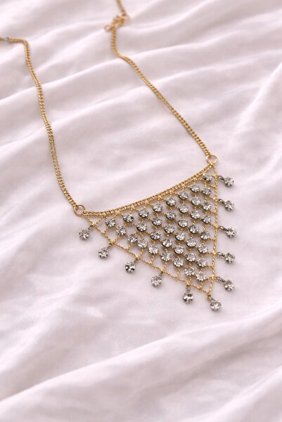 Ares 01 Store 💗 Zircon Stone Triangle Necklace 💗