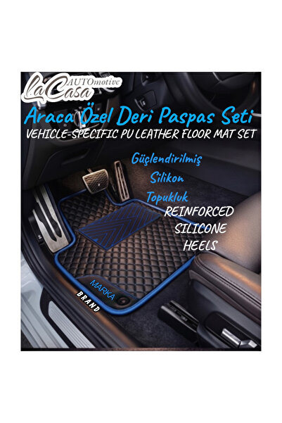 LACASA AUTOmotive VW Golf 7 (2013-18)Uyumlu Kapitoneli-Suni Deri-Silikon Topu...