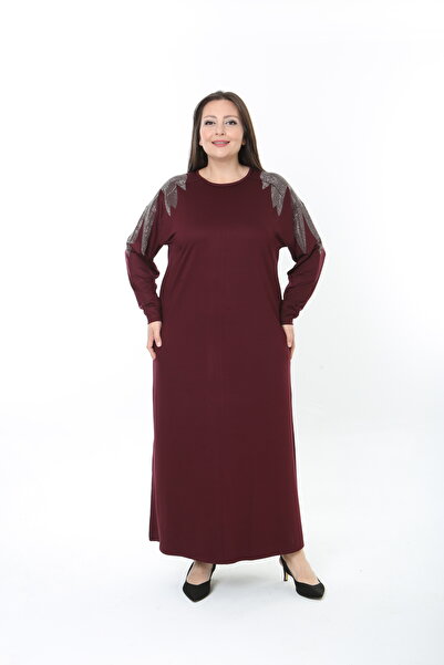 XL Modam Women's Stone-Embellished Plus Size Dress