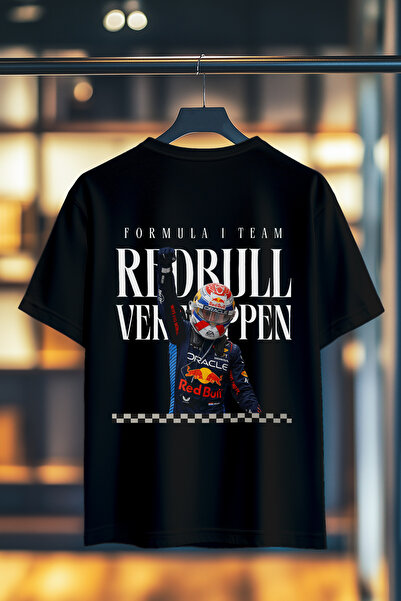 BookOrBook Verstappen 100% Heavy Cotton Premium Quality Back Printed T-Shirt