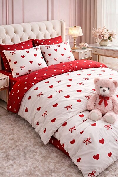 Sheri Home Basic Kolay Ütülenir Çift Kişilik 2 Yastıklı Nevresim Seti 200 X 2...