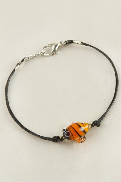 Generic Brand Streozd Bee (02929) Glass Bracelet-Yellow