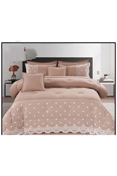 Moon 5-Piece Summer Plain Dantel Bedspread