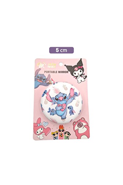 SQF Stitch-themed foldable makeup mirror