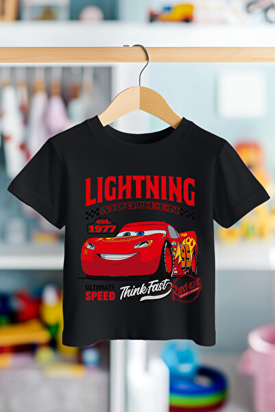 BookOrBook Tricou pentru copii Red Car bumbac 100% de calitate premium