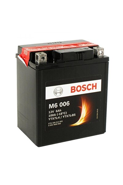 Bosch 6 Ah M6006 Ytx7l-bs Motosiklet Aküsü