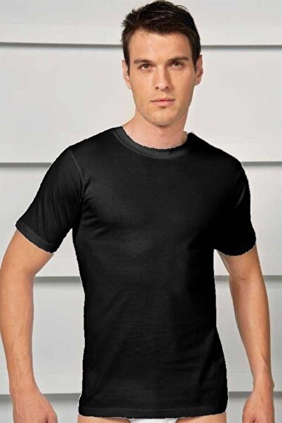 Aria's Closet Arias Closet Men's Cotton Short Sleeve Narrow Collar Classic Un...